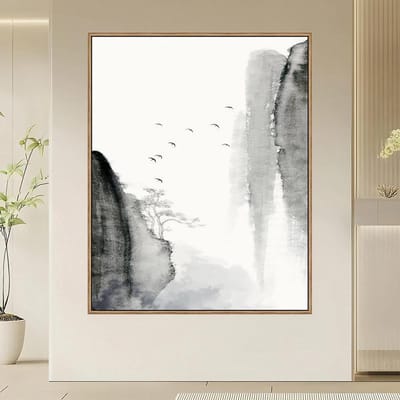 Meterkast Afdekking - Groepenkast Cover - Interieur Verfraaien - Onzichtbaar Scharnier - 30x40 cm - Glad