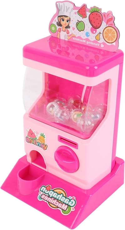 Mini Capsule Machine - Verrassingsspeelgoed Automaat - Spelenderwijs Leren - Interactief Educatief Speelgoed - 28 x 25 x 9 cm