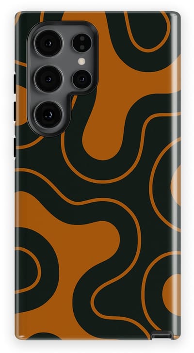 DripCase Motion Flow Tough Hoesje Samsung Galaxy S24 Ultra | Backcover met Mag | Trendy Design | Valbescherming | Organic Circuit