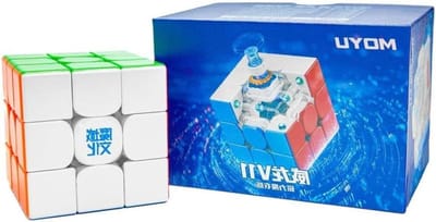 Snelheidskubus 3x3 - Rubiks Kubus Puzzel - Speedcubing Oefenen - 64 Aanpassingsopties - 55.5 mm - Veelkleurig