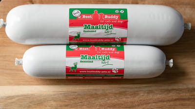 Gestoomde Maaltijdworst Hert 800 gram - Glutenvrij - Best Buddy Pets