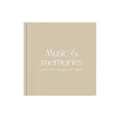 Writemoments Music & memories - Muzikale herinneringen boek