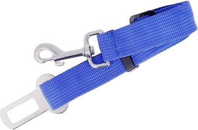 Veiligheidsgordel voor honden, huisdieren voor auto, verstelbaar, blauw