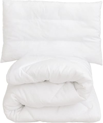 Amisly Peuter dekbed - Peuterdekbed - Afmeting 120x150 cm - 4 Seizoenen - Anti Allergisch - Katoen- Natuurlijke ademend - Inclusief kussen - Kinder Kamer Accessoire
