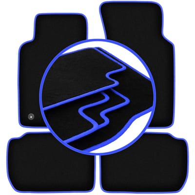 CARLUX-BLUE automatten voor: Ford Sierra stationwagen, sedan, liftback (1982-1993)