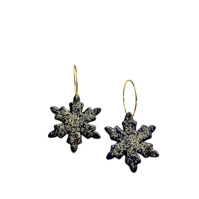 2 Love it Kerstster - Oorbellen - Polymeerklei - 4.5 x 3 cm