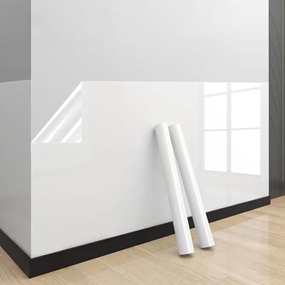 Behang woonkamer - Muurbeschermingsfolie - Muurbescherming folie transparant - 45 cm breed x 5 meter -Elektrostatische adsorptie muur beschermfolie - meubel bescherm folie Muurdecoratie - Waterbestendig en Hittebestendig