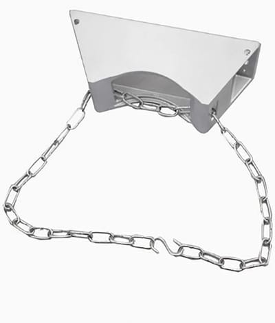 Wandplank Zuurstofflessen - Cilinderhouder Beugel - Veilige Opslag - Verstelbare Ketting - 8-40L Flessen - Aluminiumkleur