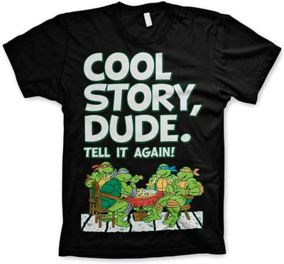 Teenage Mutant Ninja Turtles TMNT Cool Story Dude Big Tall T-shirt NIC-1-TMNT015-H55-9