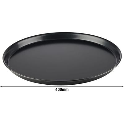 GGM Gastro (10 Stück) Pizzablech - Blaublech - Ø 400mm - Höhe: 25mm