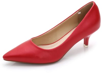 Livano Hakken Dames Schoenen - Pumps - Schoenen - Rood - Maat 35