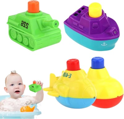 Badspeelgoed Kinderen - Waterspeelgoed Douche - Interactief Spelen - Zachte Waterstraal - 18 x 16 x 10 cm - Meerdere Kleuren