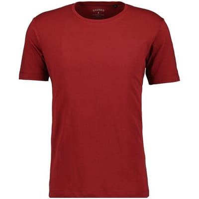 Ragman T-Shirt Uni Cotton Jersey Make My Day Shirt Dark Wine Red / male