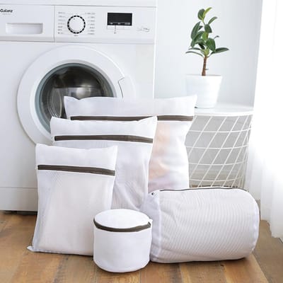 Sac à linge en maille propre et lavable avec fermeture éclair pour soutien-gorge sous-vêtements lingerie(40 * 50cm) gray