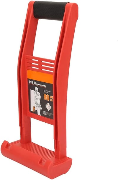 Paneeldrager - Gipsplaat Grijper - Materiaal Verplaatsen - Antislip Handgreep - Max 80kg - Zwart