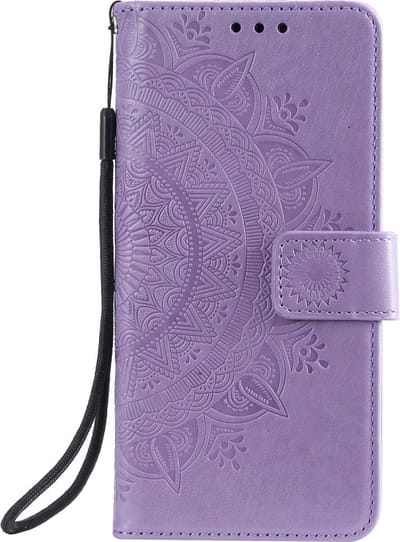 Coverup Hoesje - Geschikt voor Nokia 3.4 Hoesje - Coverup Bloemen & Vlinders Book Case - Paars