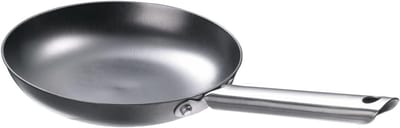 Stevige Gietijzeren Braadpan 20 cm Ongecoat - Ideaal voor Schroeiend en Intensief Koken
