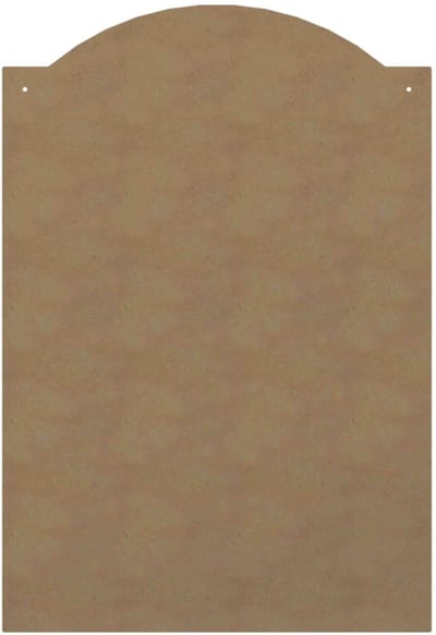 Gomille MDF figuur decoratieplaat 58 cm creatief knutselmateriaal.