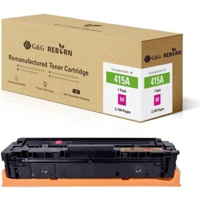 G&G Toner vervangt HP 415A Compatibel Magenta 2100 bladzijden Reborn remanufactured 21272