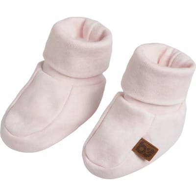 Baby's Only Slofjes Melange - Classic Roze - 0-3 mnd - 100% ecologisch katoen - GOTS