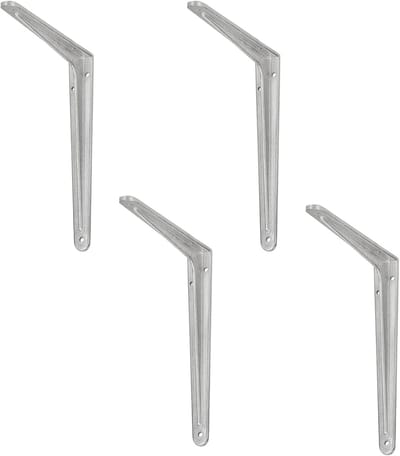 siwitec profielconsole 175 x 200 mm van aluminium in een set van 4, plankconsole met een draagvermogen van 90 kg