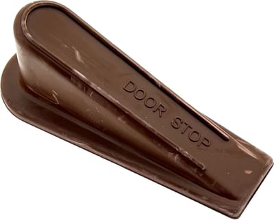 Rubberen Extra Hoge Deurstopper antislip 12.5 x 5 x 4.5 cm - 4 stuks