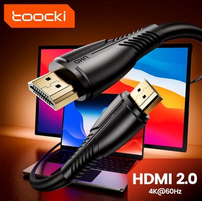 Toocki HDMI 2.0 Kabel | 4K 60Hz | High Speed HDMI Kabel | 18Gbps | HDMI naar HDMI | HDR | Ethernet | PS5 | PS4 | Xbox | Nintendo Switch | Fire TV Stick | TV | Monitor | Beamer | Blu-ray | DVD | Ziggo | KPN | Odido | 2 Meter