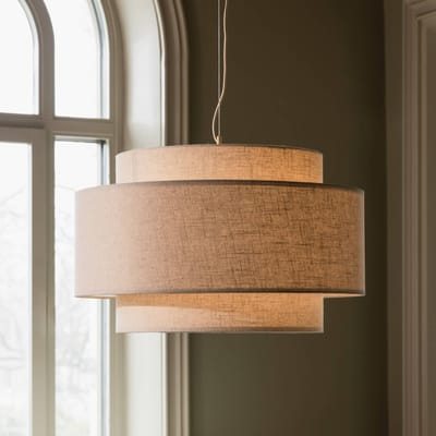 Globen Lighting hanglamp Noah Bouclé, Ø 70 cm, beige