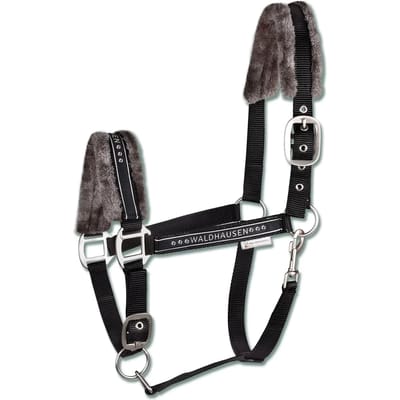 Paardenhalster met bont Waldhausen Elegant