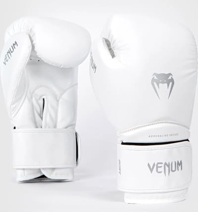 Venum Contender 1.5 Bokshandschoenen Wit Zilver 10 OZ