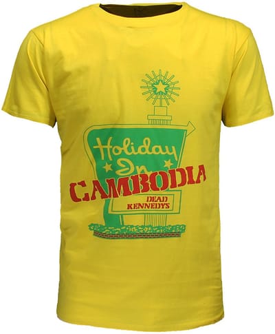 Dead Kennedys Holiday in Cambodia T-Shirt - Officiële Merchandise - S