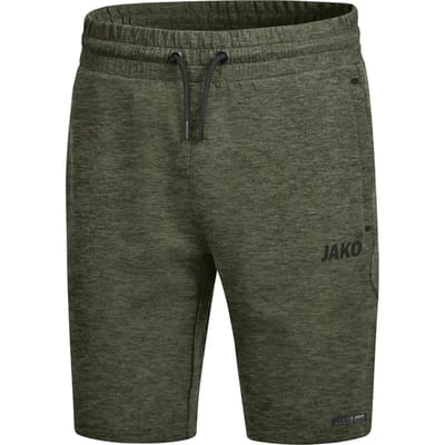 Jako Premium Basics Short Dames - Kaki Gemeleerd | Maat: 34