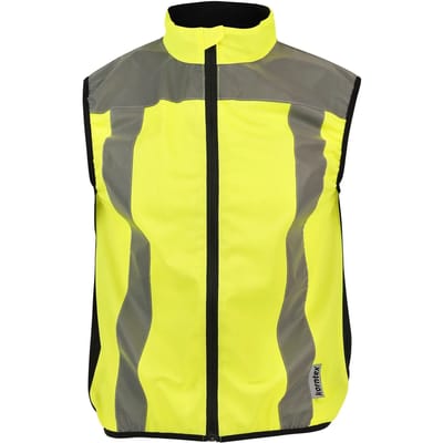 Korntex Elastic Mobility Safety Vest Ludwigsburg KX805 - Signal Yellow - S