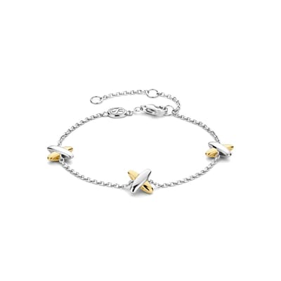 TI SENTO Dames Armband - 925 zilver - Zilver geel verguld - 23048SY