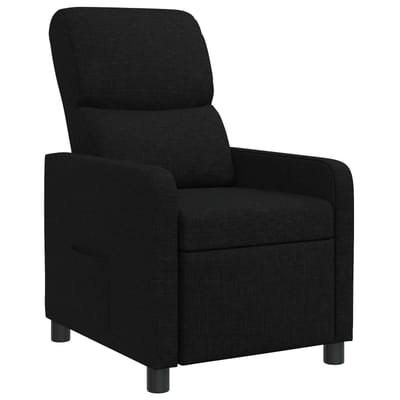 vidaXL - Recliner - Zwart - Polyester
