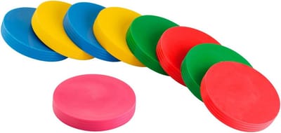 Set van 9 Rubberen Schijvenwerpers voor Werpspellen - Antislip