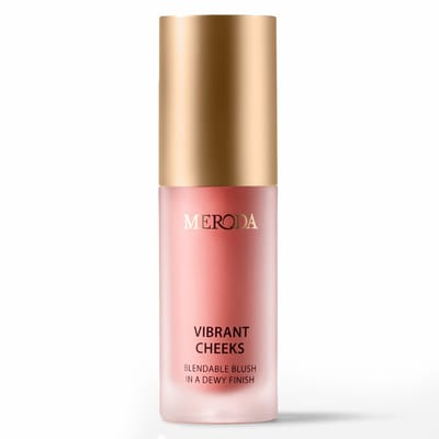 Meroda Vibrant Cheeks Liquid Blush – Dusty Rose - Vloeibare Blush met Dewy Finish – Hydrateert & Verzorgt – 5ml / 0.17 FL.OZ.