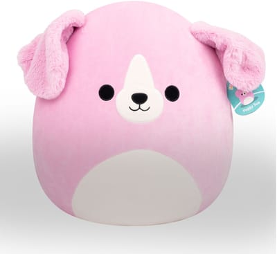 Squishmallows - Large Plush (Peggy Sue - Pink Golden Retriever W/White Belly) - 40cm Plush
