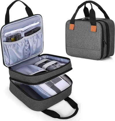 Draagbare Tas voor Selphy Fotoprinter met Verstelbare Verdeler, Ideaal voor Opslag van Printer en Accessoires