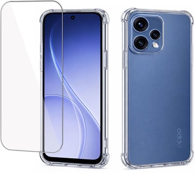 ChiGuard Hoesje & Screenprotector geschikt voor OPPO Reno 15 Pro Hoesje Screenprotector - Gehard Glas Cover + Shock Proof Case - Transparant