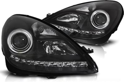 Koplampen Xenon - Mercedes R171 SLK 2004-2011- DRL - zwart
