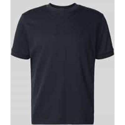 T-shirt met logostitching model 'Benluco'