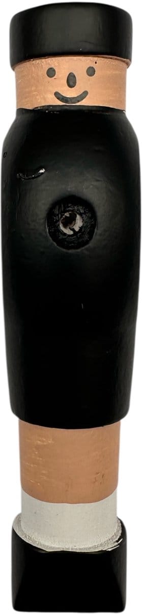 NORTH Voetbaltafelpoppen Zwart Set (van 11) Houten 16MM