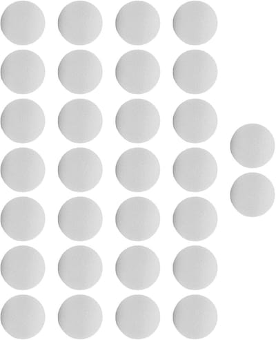 Dailygoods- Schuimgolfballen 30 Stuks - Zachte Schuimoefengolfballen - Voor Heren/Dames - Binnen/Buitentraining - 21,5 Mm - EVA Materiaal - Golfballen