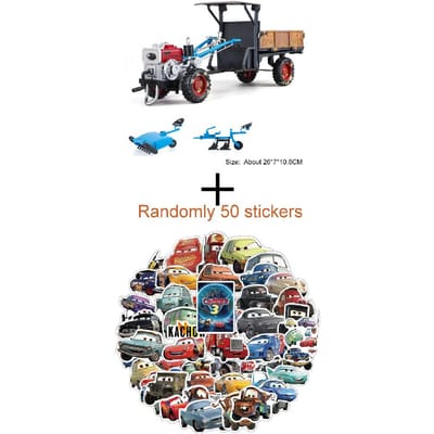 1:24 Legering Landbouw Loop Trekker Speelgoed Model Auto Geluid Licht Retro Techniek Transport Voertuig Modellen Cadeaus Voor Vriend