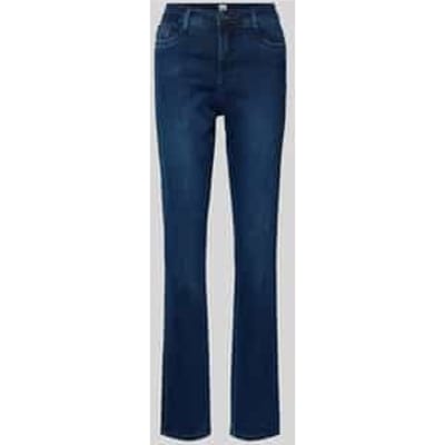 Slim fit jeans in used-look, model 'MARY THERMO'