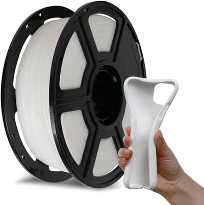 Dailygoods- 3D-printerfilament flexibel - 0,75 mm - 1 kg spoel - milieuvriendelijk - hoge elasticiteit - eenvoudig afdrukken - Filament