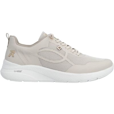 Rieker Dames Sneaker Sneaker Casual Comfortabel Memory-Foam M8551-60 Beige
