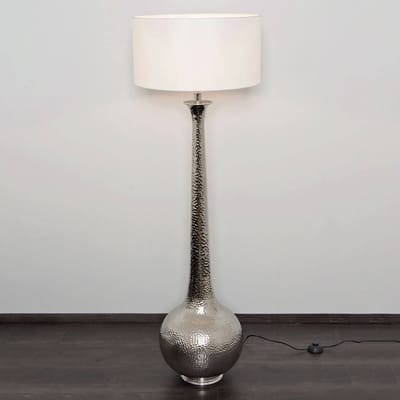Holländer Vloerlamp Maestro, wit/zilver