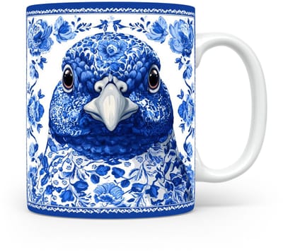 Mok Ptarmigan Beker voor koffie of tas voor thee, cadeau voor dierenliefhebbers, moeder, vader, collega, vriend, vriendin, kantoor, opa, oma, hond, kerst, sinterklaas, verjaardag